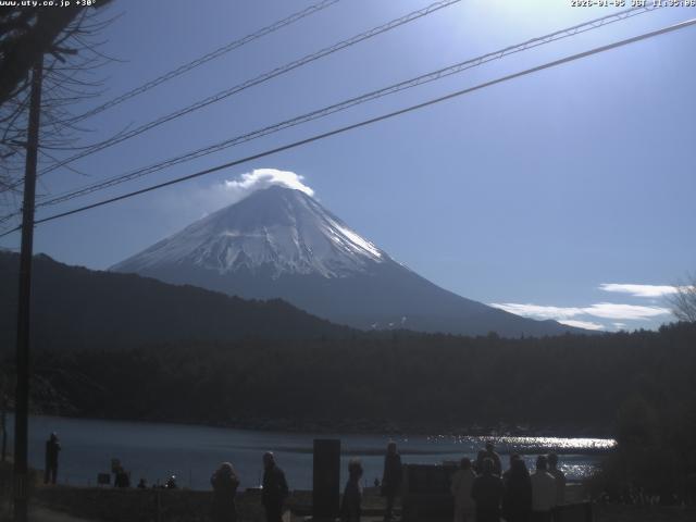 西湖からの富士山
