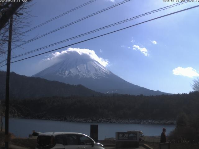 西湖からの富士山