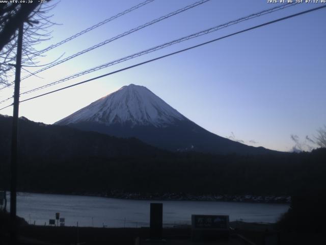 西湖からの富士山