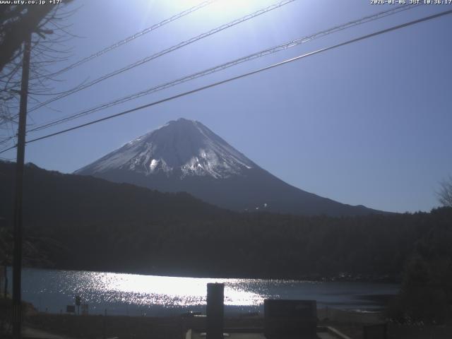 西湖からの富士山