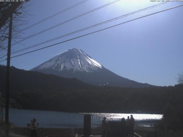 西湖からの富士山