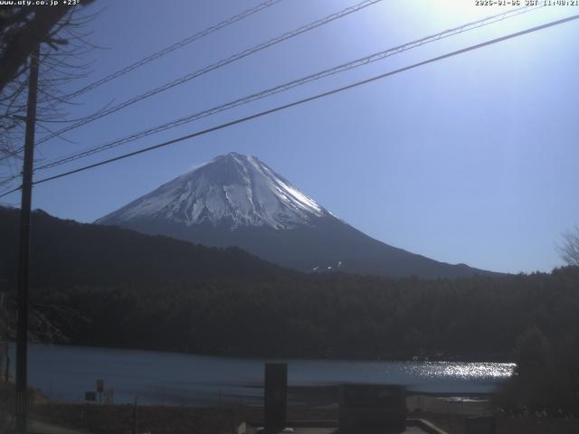 西湖からの富士山
