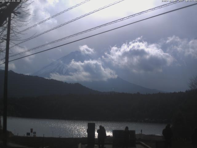西湖からの富士山