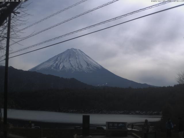 西湖からの富士山