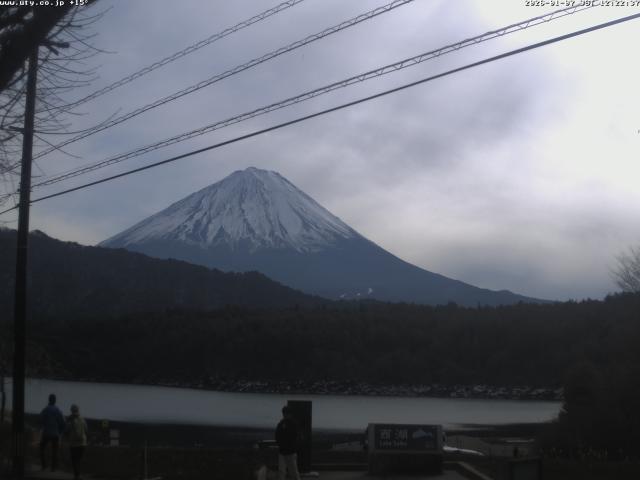 西湖からの富士山