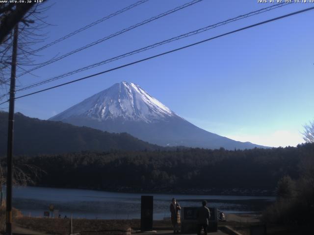 西湖からの富士山
