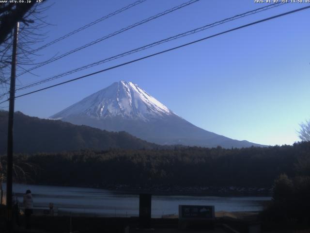 西湖からの富士山