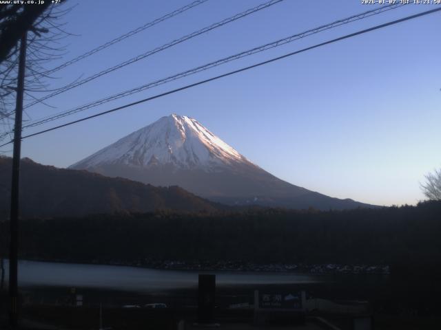 西湖からの富士山
