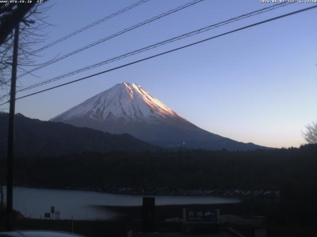 西湖からの富士山