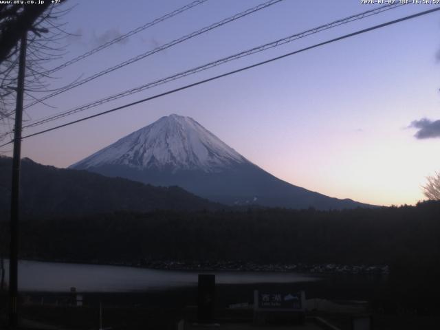 西湖からの富士山