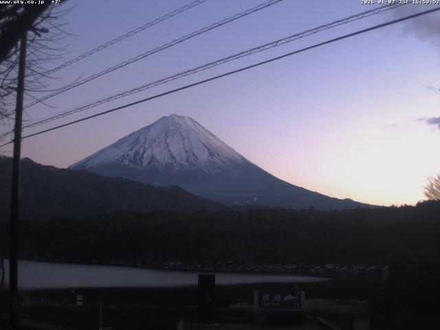 西湖からの富士山