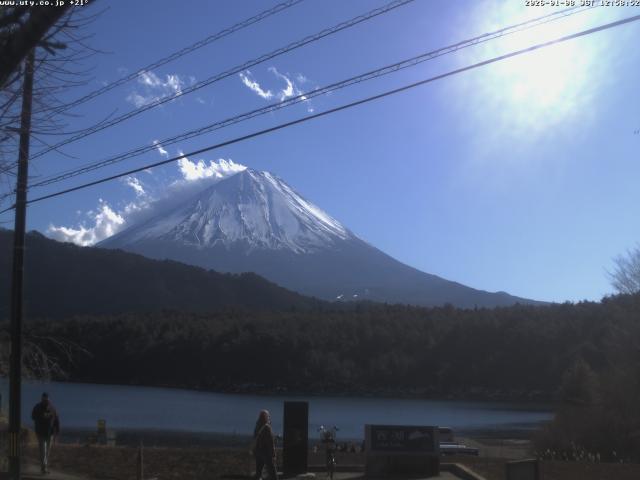西湖からの富士山