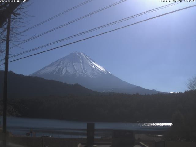 西湖からの富士山