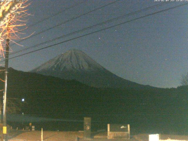 西湖からの富士山