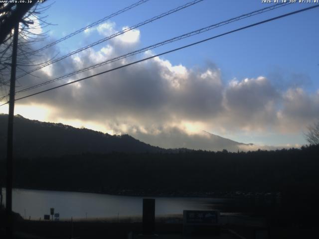 西湖からの富士山