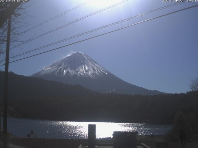 西湖からの富士山