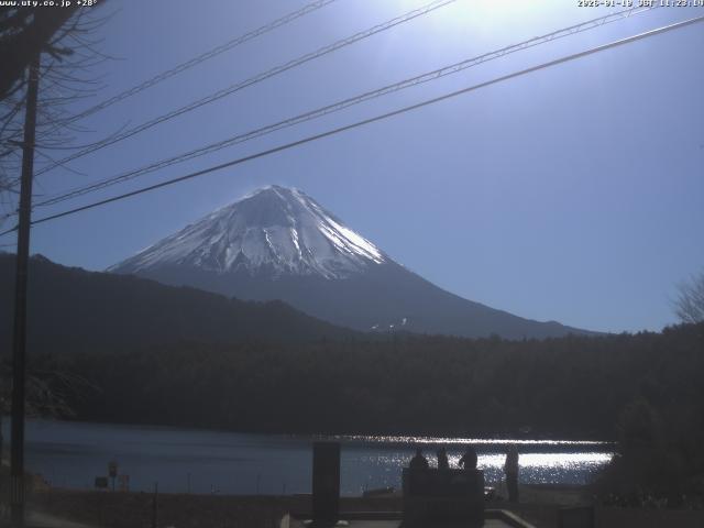 西湖からの富士山