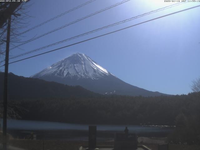 西湖からの富士山