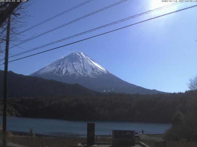 西湖からの富士山