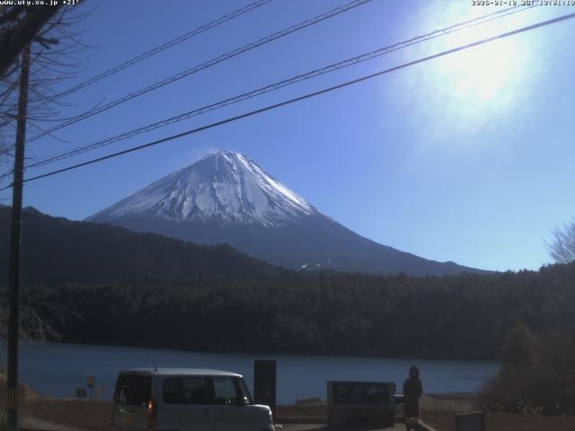 西湖からの富士山