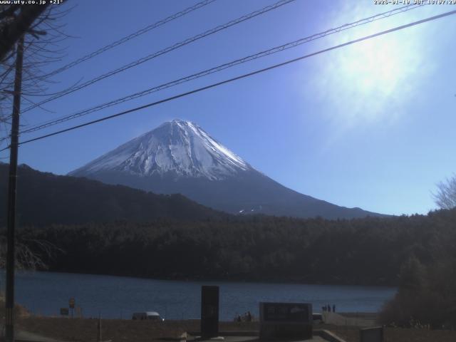 西湖からの富士山
