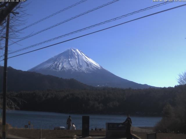 西湖からの富士山