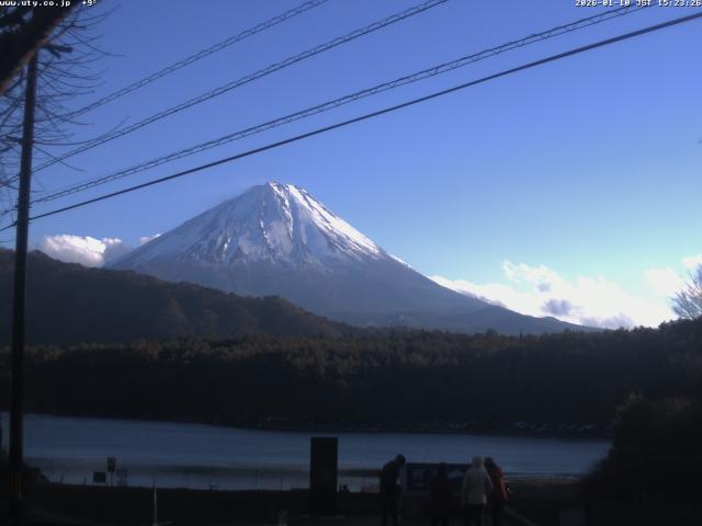 西湖からの富士山