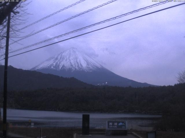 西湖からの富士山