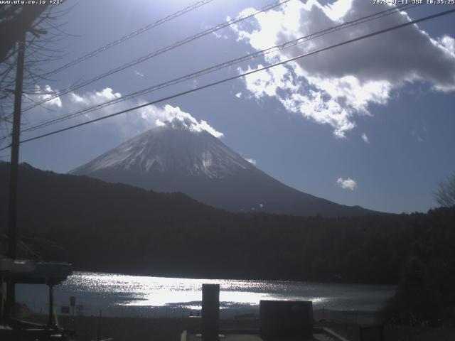 西湖からの富士山