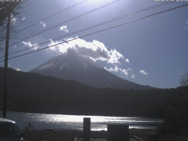 西湖からの富士山