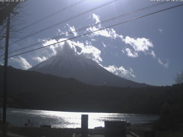 西湖からの富士山