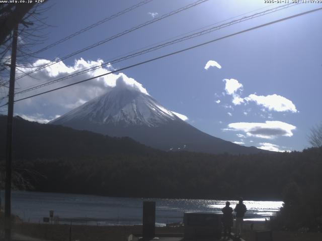 西湖からの富士山
