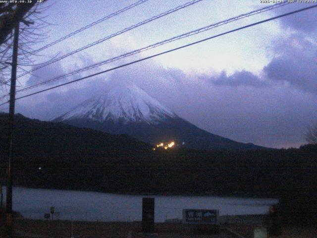 西湖からの富士山