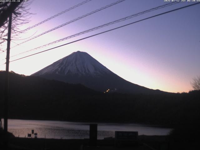 西湖からの富士山