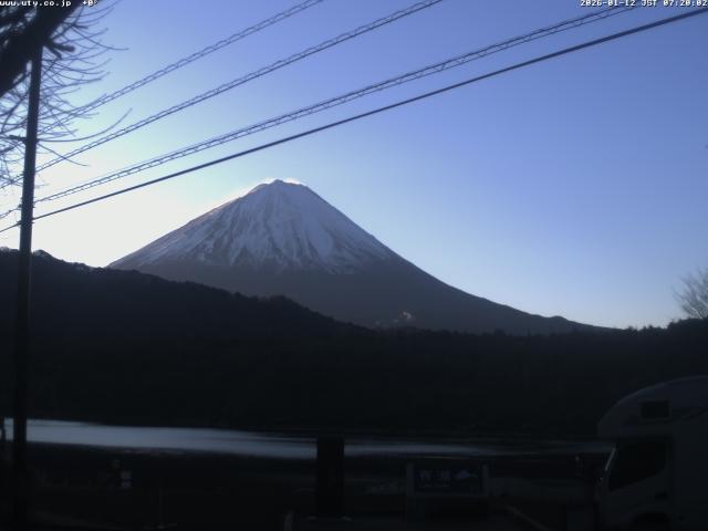 西湖からの富士山