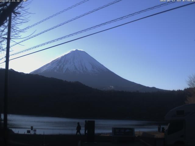 西湖からの富士山