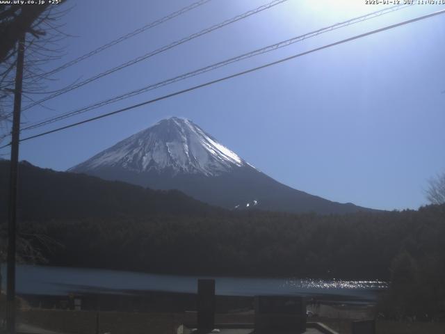 西湖からの富士山