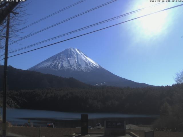西湖からの富士山