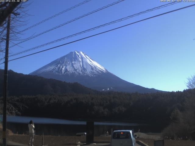 西湖からの富士山