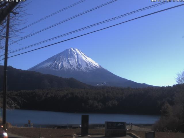 西湖からの富士山