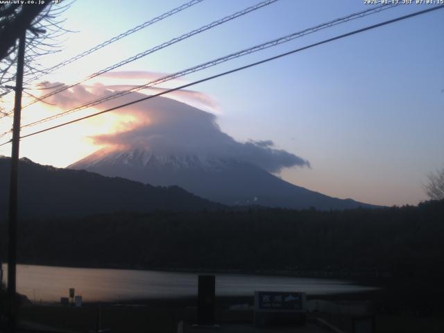 西湖からの富士山