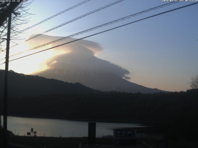 西湖からの富士山