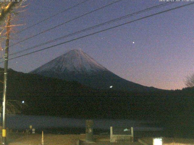 西湖からの富士山