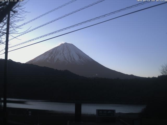 西湖からの富士山