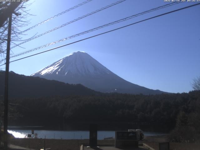 西湖からの富士山