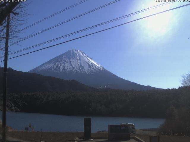 西湖からの富士山