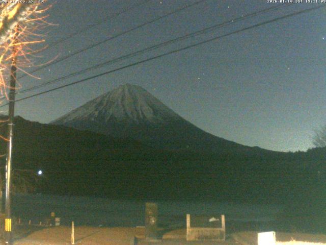 西湖からの富士山