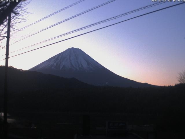 西湖からの富士山