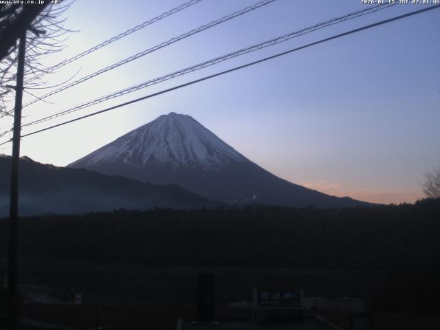 西湖からの富士山