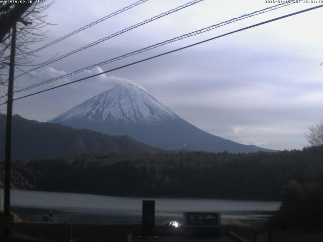 西湖からの富士山